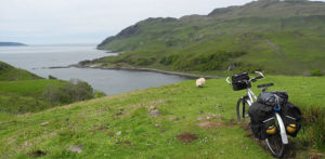 Noseless bike seat is a prostate safe bike seat, and on a fully loaded touring bike it conquers the Scottish Highlands.