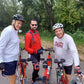 No nose bicycle saddle on the bikes of a brother in law, uncle and nephew. They complete a century in Wisconsin!